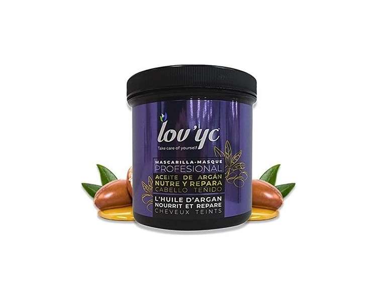 Lov'yc Professional Hair Mask with Argan Oil for Nourishing and Repairing Colored Hair 23.7 fl oz
