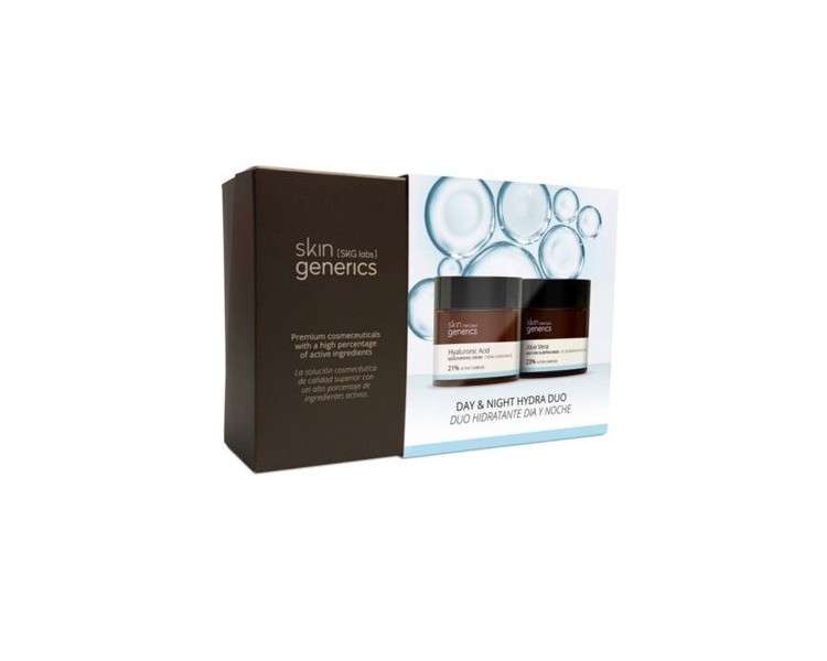 Skin Generics Face Cosmetics Unisex HIDRATANTE DÍA Y NOCHE Set 2 Pieces