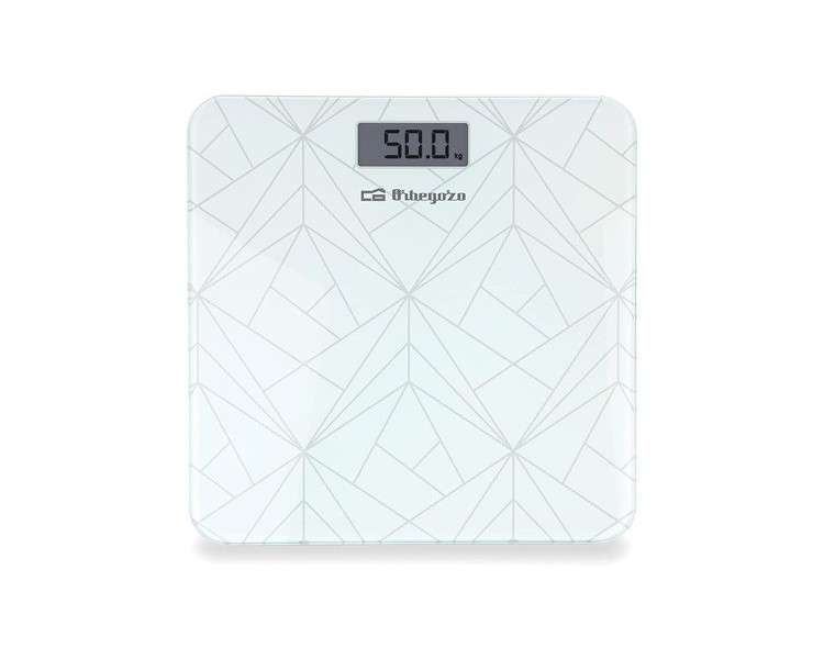 ORBEGOZO 17251 Electronic Bathroom Scale PB 2218 Black