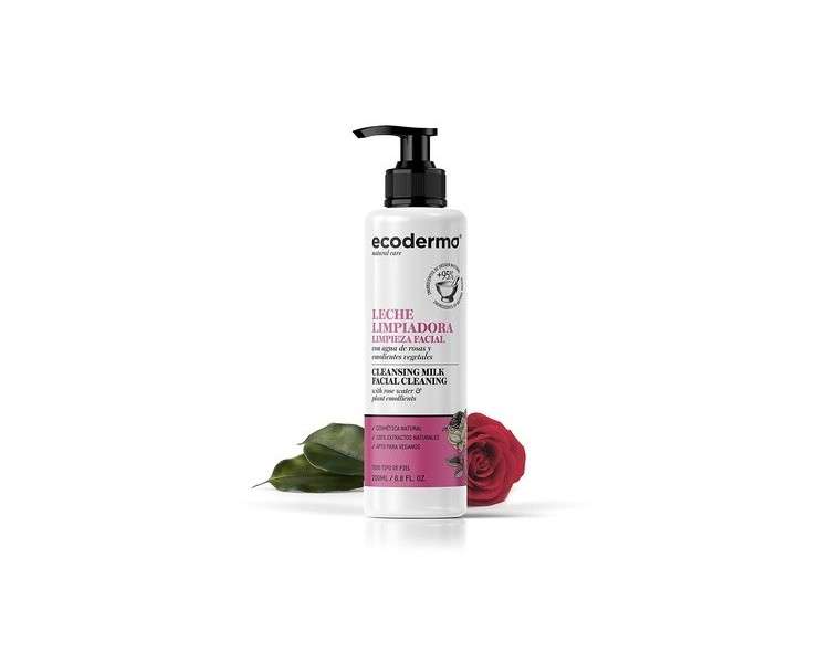 Ecoderma Cleansing Milk 200ml Cleanses and Removes Make-Up