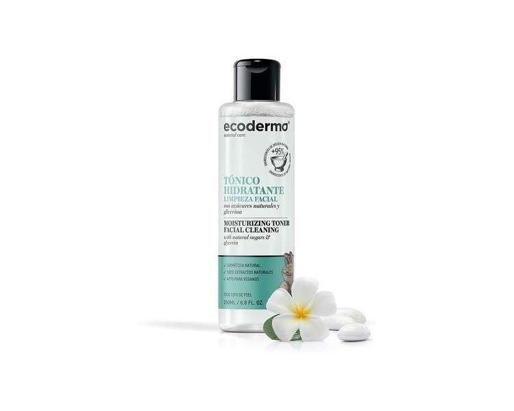 Ecoderma Moisturizing Tonic 200ml - Skin Toner for Freshness and Vitality