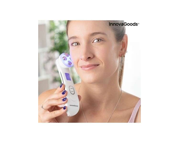 6 in 1 Face Massage Device with Radio Frequency Phototherapy and Electro Stimulation