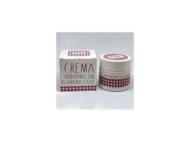 24H Moisturizing Cream with Carob and Aloe Vera 50ml