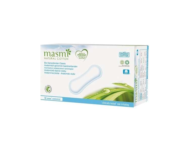 MASMI NATURAL COTTON Bio Classic Women's Pads