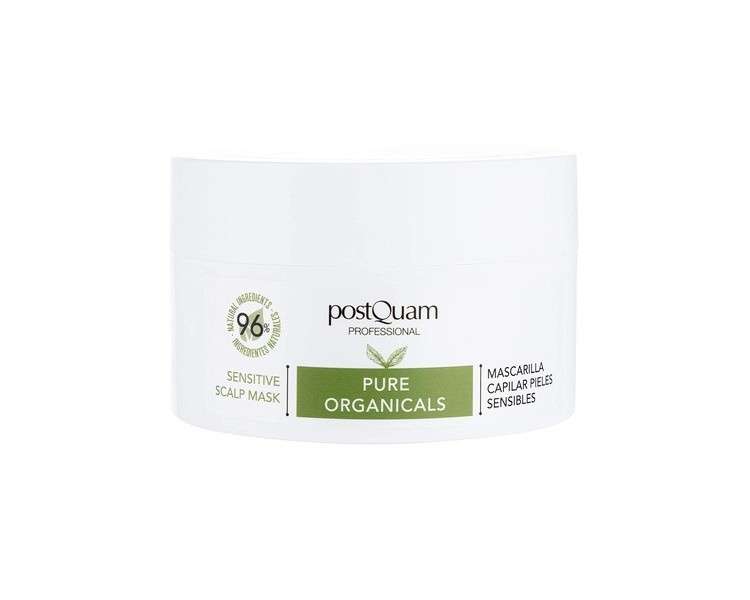 PostQuam Organicals Natural Hair Mask for Sensitive Scalp 250ml