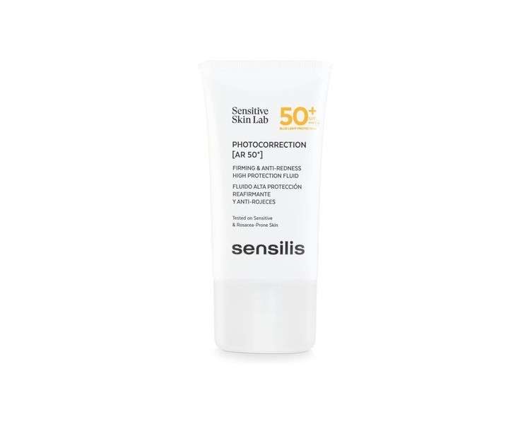 Sensilis Fotocorrectie AR SPF 50+ Face Sunscreen 40ml for Sensitive Skin with Redness and/or Couperose