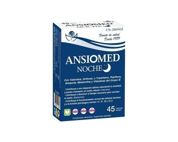 Bioserum Ansiomed Nuit Relaxation and Deep Sleep Aid 45 Capsules