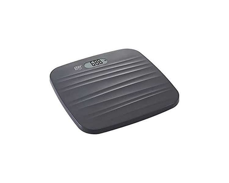 EDM Digital Bathroom Scale Black Max 180kg