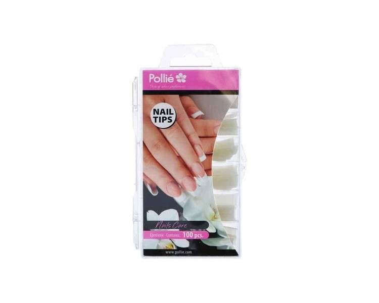 Eurostil Natural Curved Nail Stickers 100 pcs