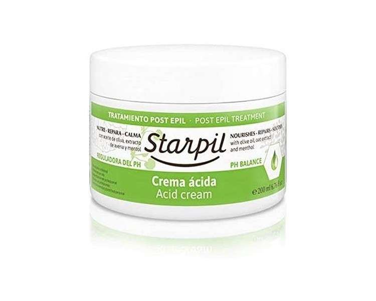 Starpil After Wax Acid Post Epil Cream for Face, Bikini, and Underarms 200ml