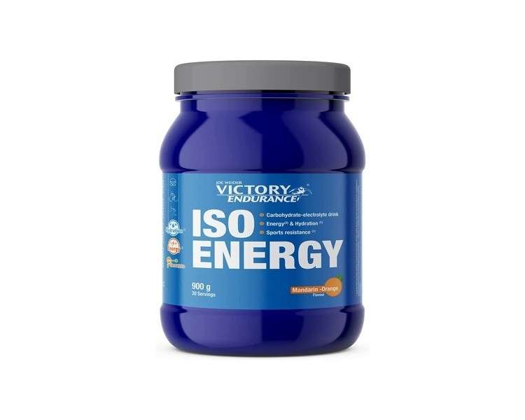 WEIDER Victory Endurance Iso Energy Orange-Mandarin Fast Energy and Hydration with Extra Minerals and Vitamin C 900g