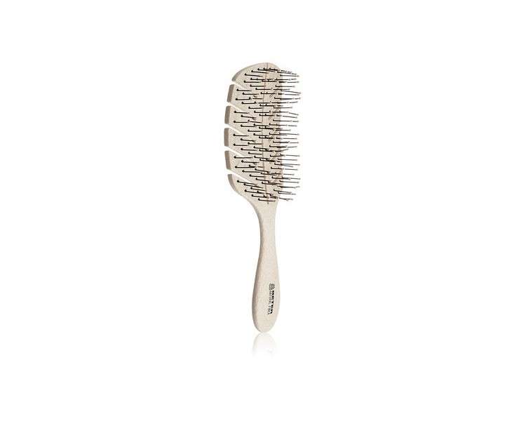 Detangling Brush with Natural Fiber Bristles