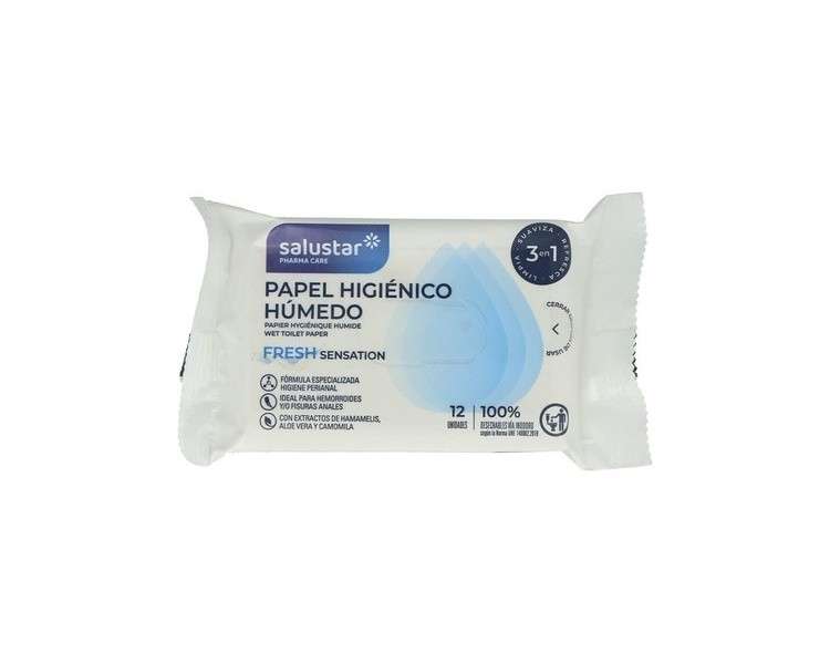 Salustar 12U ESP Hemorrhoid Relief Pads