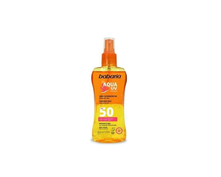 Spray Aqua Bifasica Spf50 Uv 200ml
