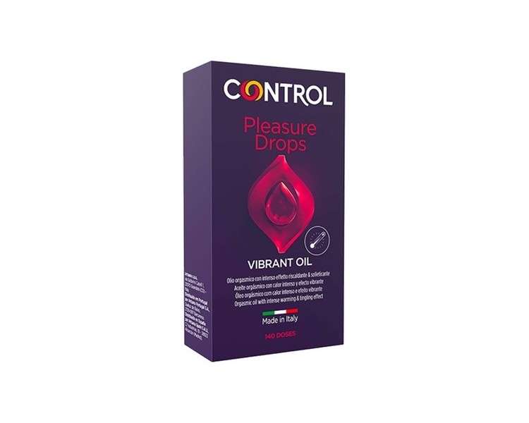 CONTROL VIBRANT OIL Orgasmic Oil with Warming and Stimulating Effect 100% Made in Italy