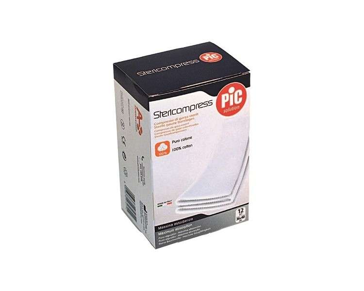 Pic Sterile Gauze Compresses 18x40cm 12 Units