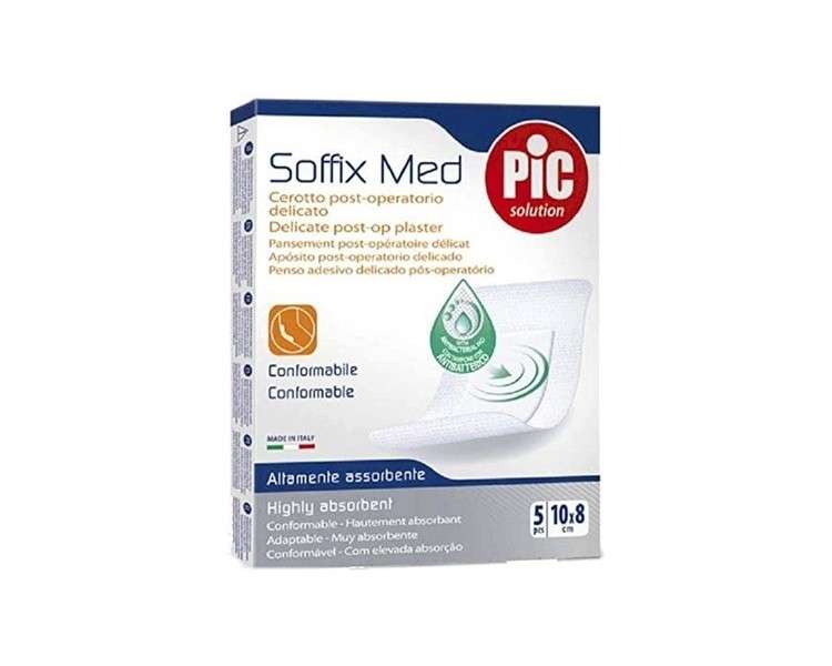 Aposito Pic Soffixmed Antibact 10x8cm 5u