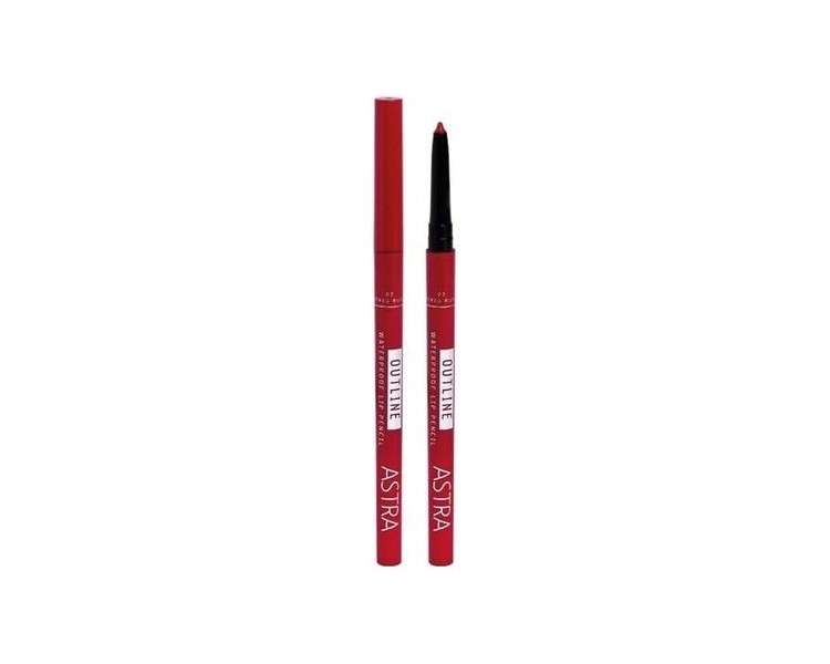 Astra Outline Waterproof Lip Pencil 07 Vivid Rust