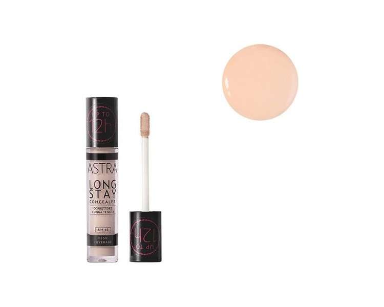 Astra Make-Up Long Stay Fluid Concealer 01C Ivory