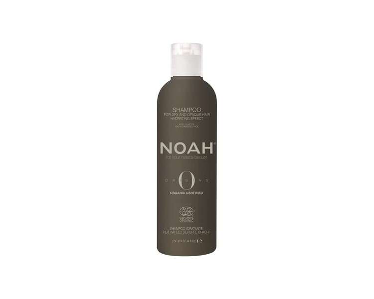 NOAH Origins COSMOS ORGANIC Hydrating Shampoo For Dry Hair 250ml - Made in Italy - Cruelty Free Nickel Tested