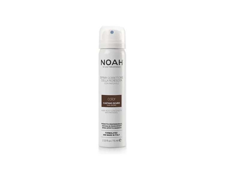 NOAH Hair Root Concealer with Vitamin B5 Dark Brown 75ml - Made in Italy - Cruelty Free No SLS or Parabens - Nickel Tested