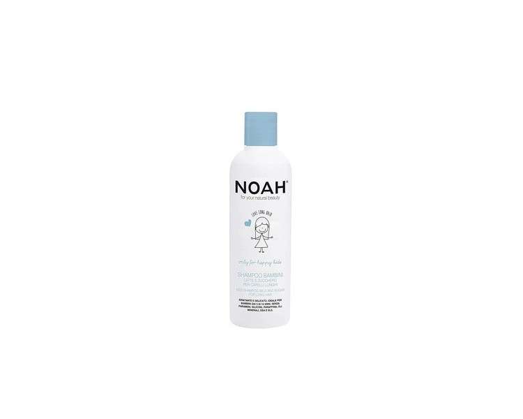 Noah Kids Shampoo with Milk and Sugar for Long Hair 250ml