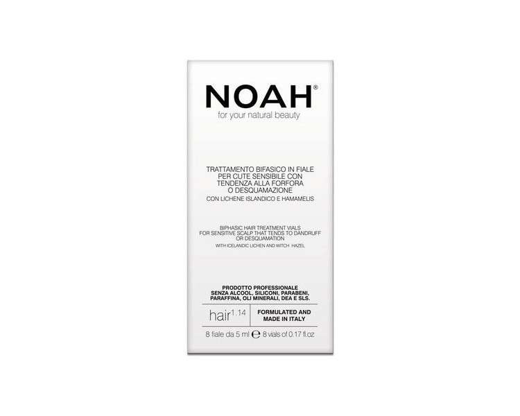 Noah 1.14 Bifasic Hair Treatment Vials for Sensitive Scalp 40ml