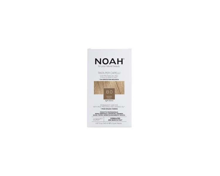 Noah Hair Color No. 8.0 Light Blonde 140ml