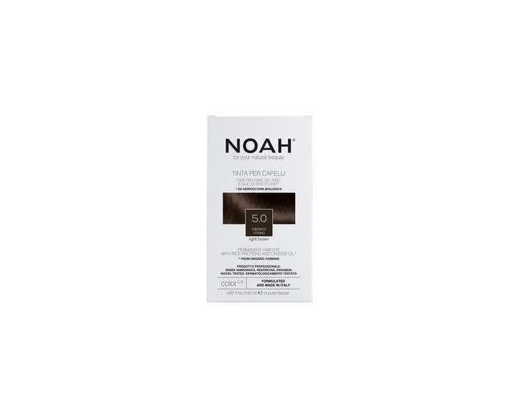 Noah Hair Color No. 5.0 Light Brown 140ml