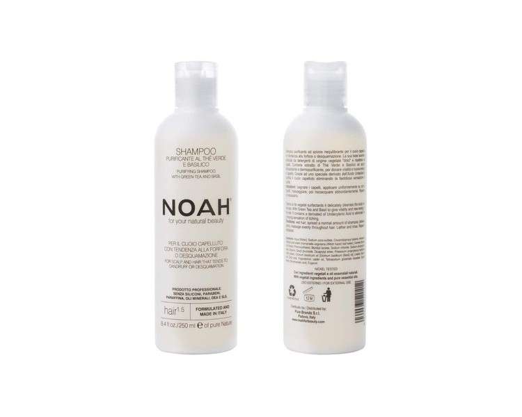 Noah 1.5 Purifying Shampoo with Green Tea and Basil 250ml
