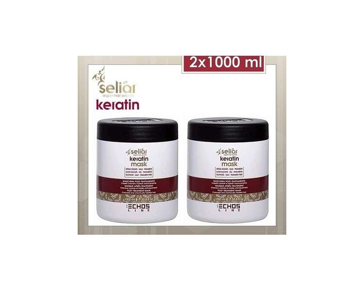 ECHOSLINE SELIAR KERATIN After Treatment Mask for Colored and Chemically Treated Hair 1000ml