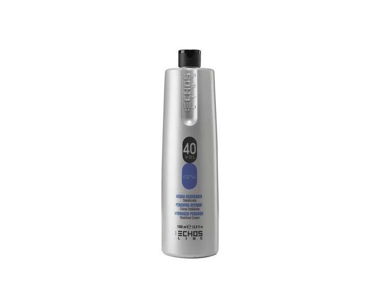 Echosline 40 Vol. 12% Oxydation Emulsion 1000ml for Hair Care and Coloring