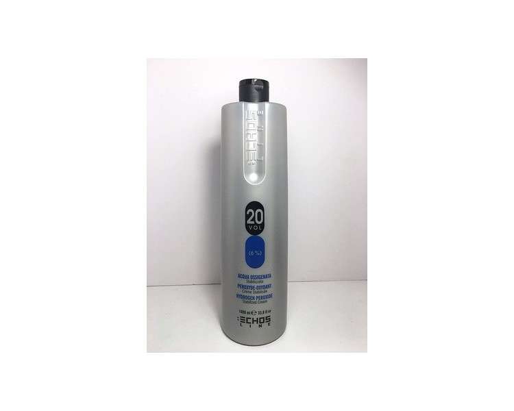 Echosline 20 Vol. 6% Oxydation Emulsion 1000ml for Hair Care and Coloring