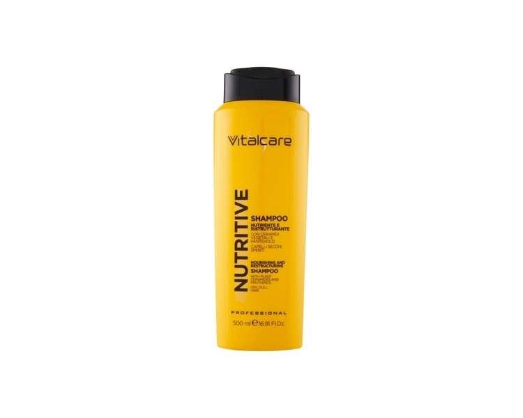 Vitalcare Nutritive Regenerating Shampoo for Dry and Shiny Hair with Plant Ceramides and Panthenol 500ml