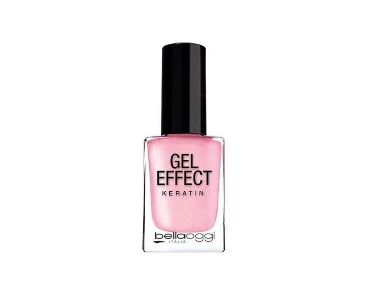 Bellaoggi Gel Effect Keratin Nail Polish with Pearl Rose Finish