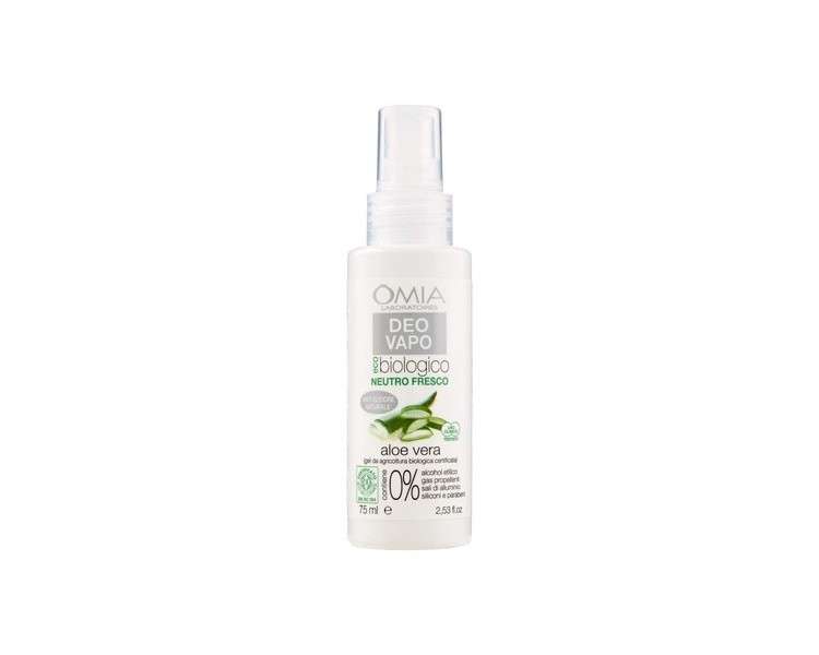 Omia Aloe Vera Eco Bio Deodorant Spray for Intense Sweating 75ml