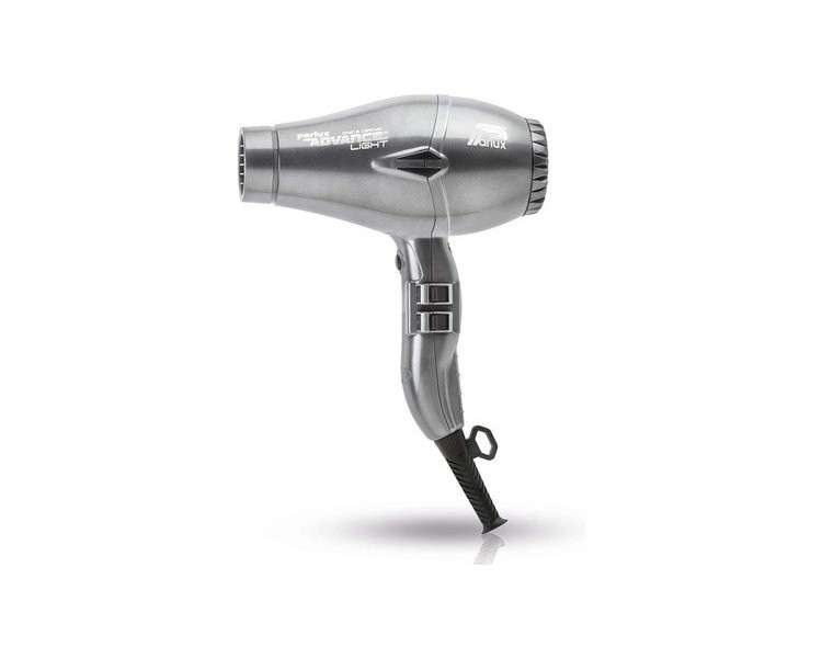 Parlux Advance Light Ionic & Ceramic Professional Hair Dryer 2200W Anthracite - Without Softstyler