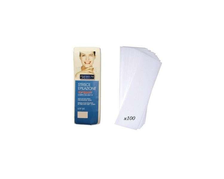 Premium 100 Extra Hair Removal Strips 20x7 cm 100g