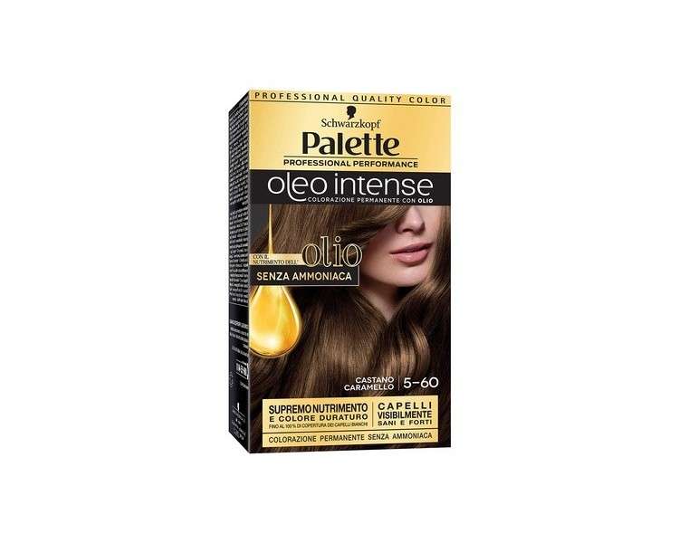 Schwarzkopf Palette Oleo Hair Color 5-60 Castano Caramel