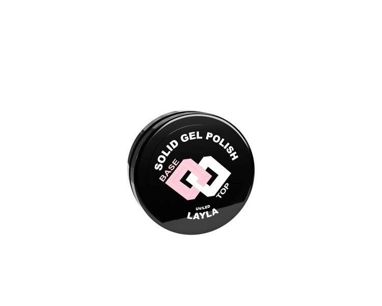 Layla Cosmetics Solid Gel Nail Polish Base and Top 15g