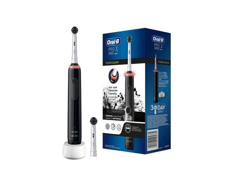 Oral-B Pro 3 3000 Pure Clean Electric Toothbrush Black