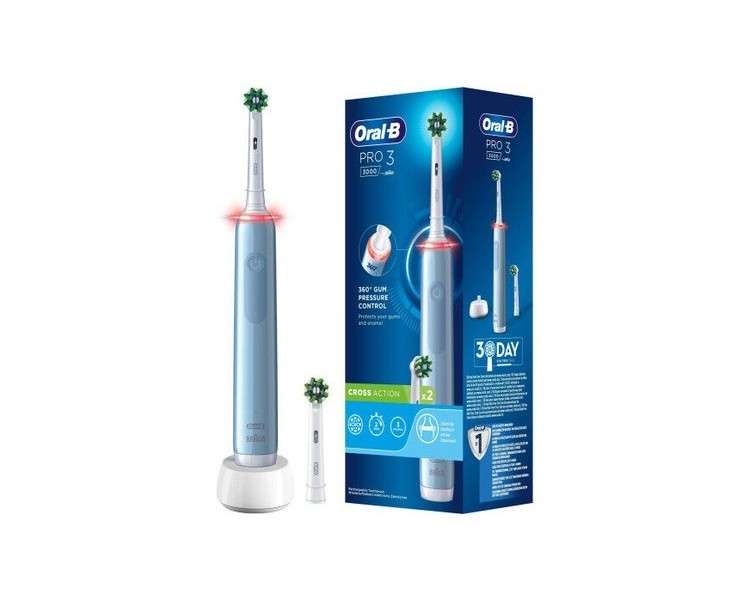 Oral-B Pro 3 3000 Cross Action Blue JAS22 Electric Toothbrush