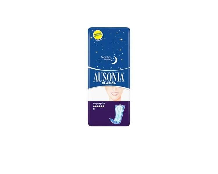 Hygiene Ausonia Unisex Ausonia Night Compresses Super Plus 9 U