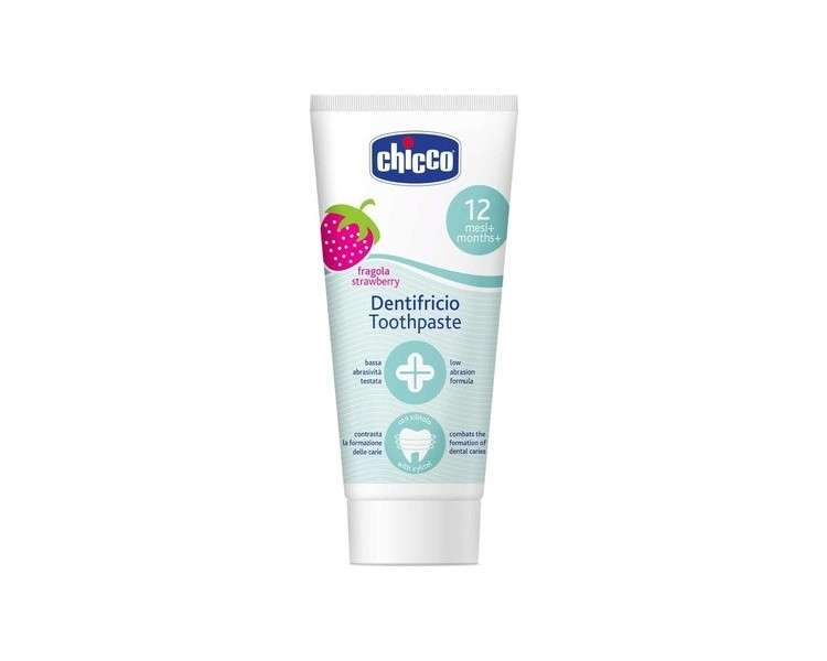 Chicco Toothpaste Strawberry No Fluoride 50 ml