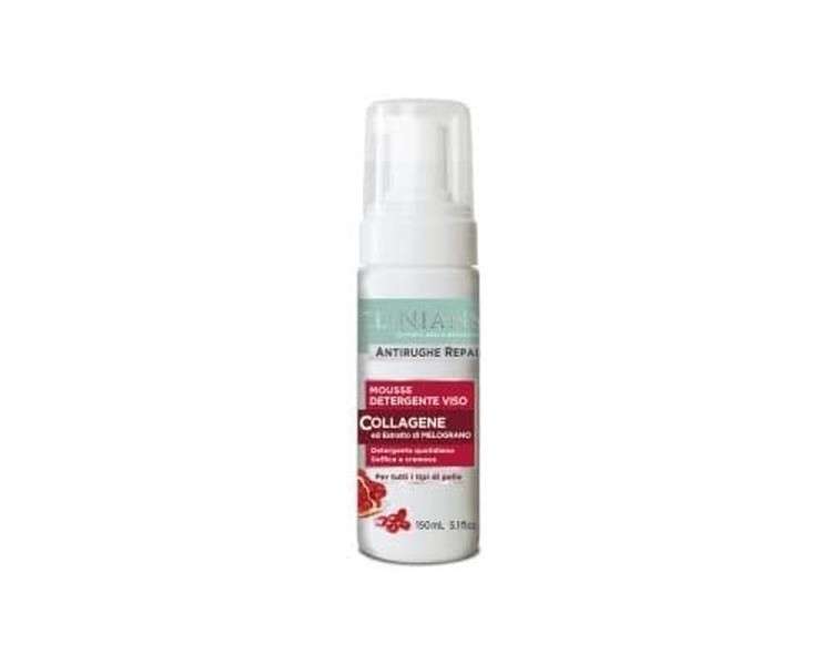 Clinians Anti-Wrinkle Repair Face Cleansing Mousse with Pomegranate Extract for All Skin Types 150ml