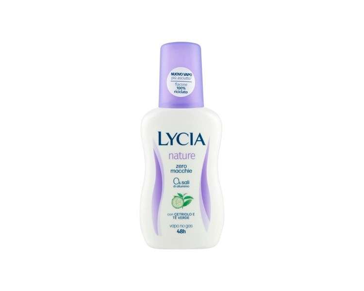 Lycia Deo Nature Cucumber and Green Tea Deodorant Spray 48H 75ml