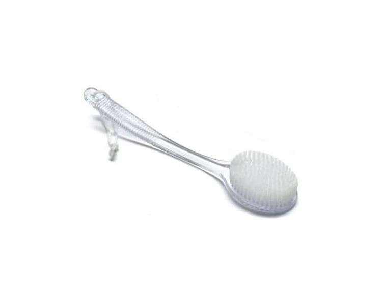 So. Clean Synthetic Fiber Back Scrub Brush with Handle