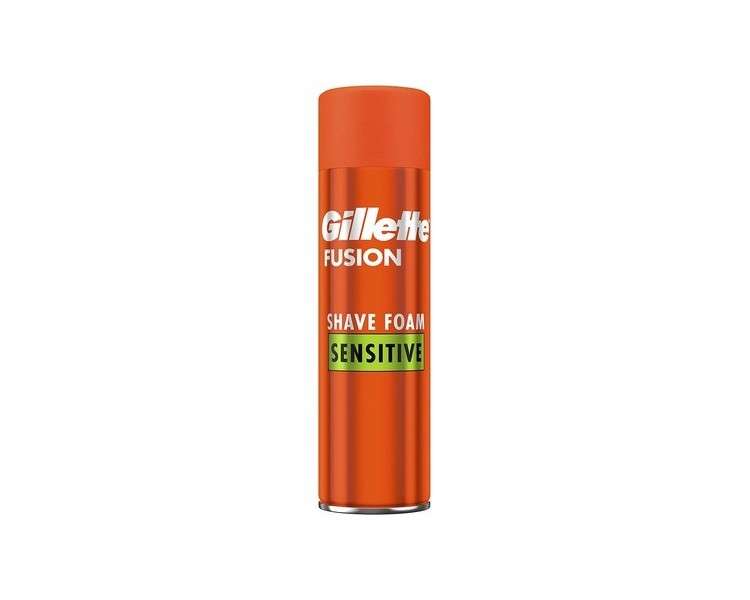 Gillette Fusion5 Ultra Sensitive Shaving Foam for Men 250ml