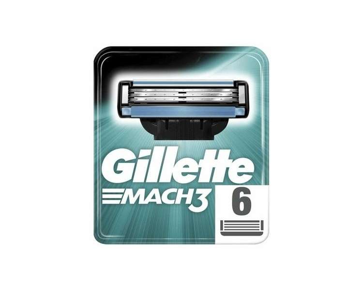 Gillette Mach3 Men's Razor Blades 6 Pack