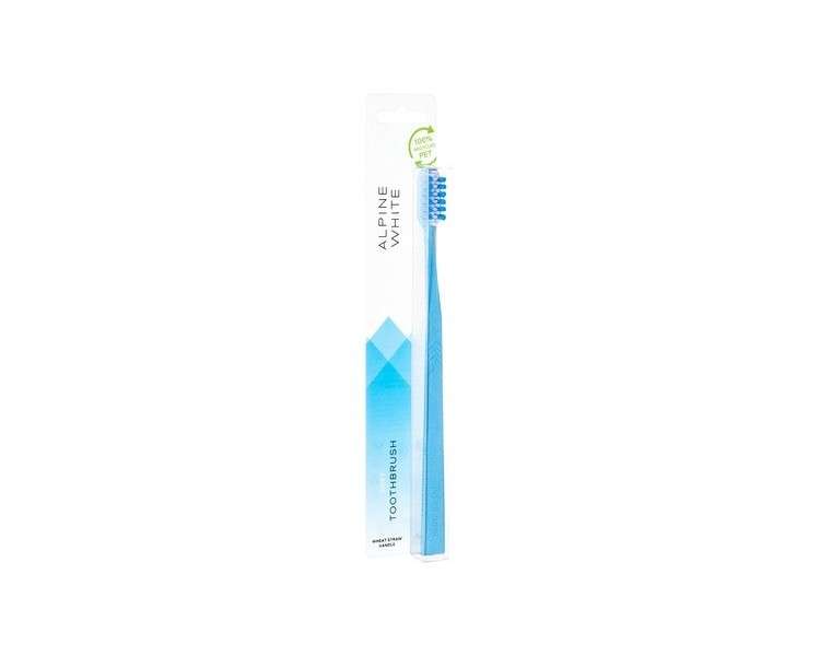 ALPINE WHITE Soft Toothbrush Developed and Tested by Dentists and Dental Experts - Sustainable 1 Piece Toothbrush